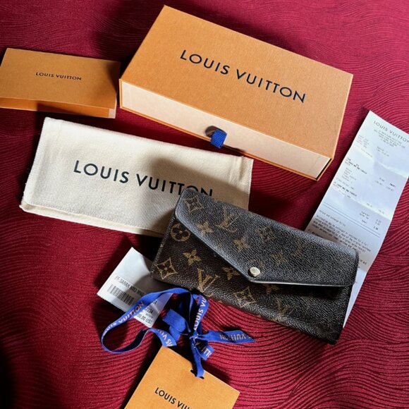 LOUIS VUITTON Monogram Portefeuille Sarah M62234 Wallet - Brown - Picture 1 of 8